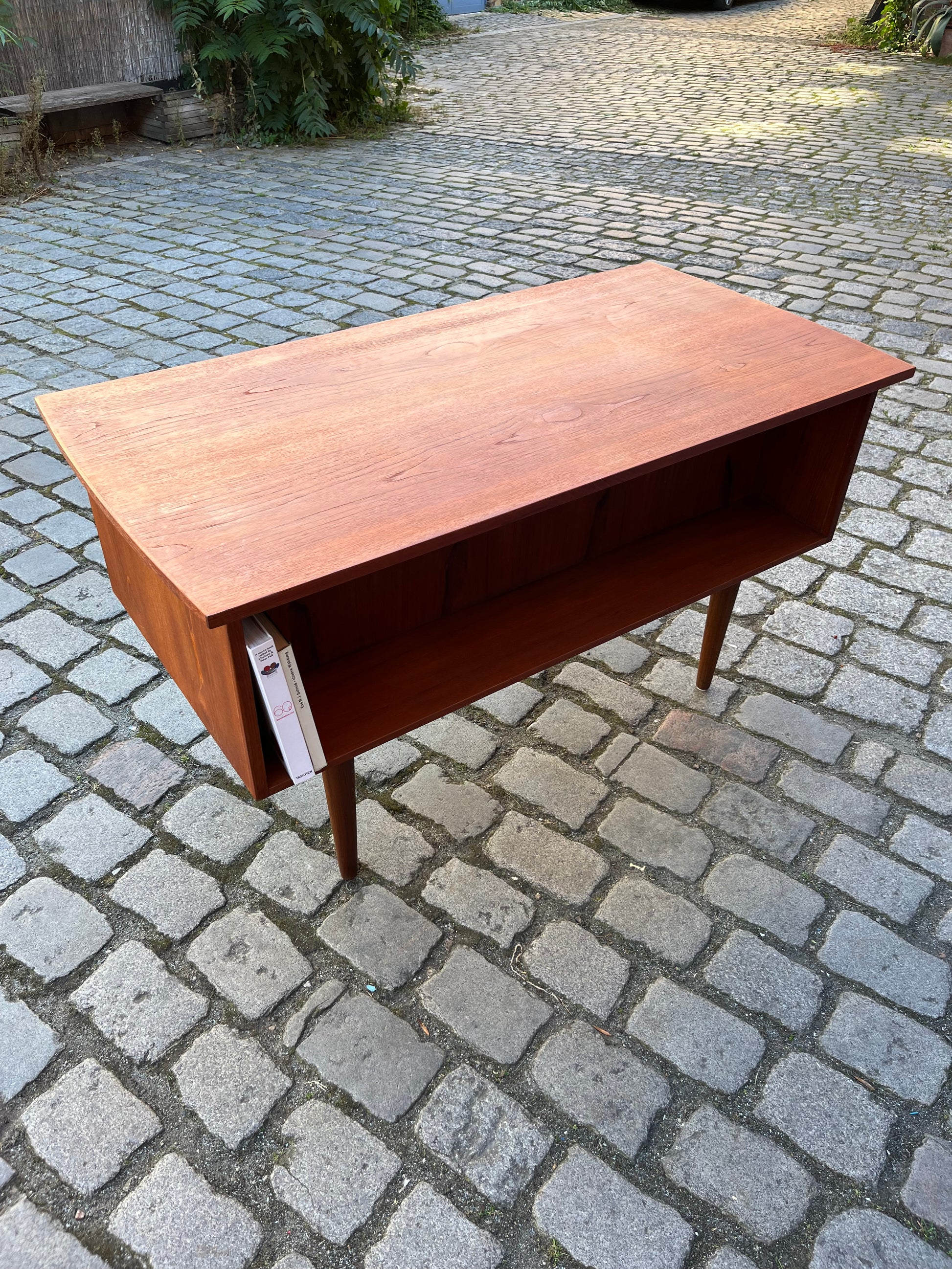 Freistehender Schreibtisch Teak aus Dänemark