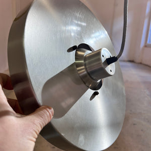 Hängelampe silber anthrazit aus Dänemark