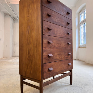 Kommode Tallboy Eiche von Poul Volther für FDB Møbler