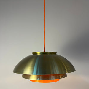 Lamellenlampe gold orange aus Dänemark