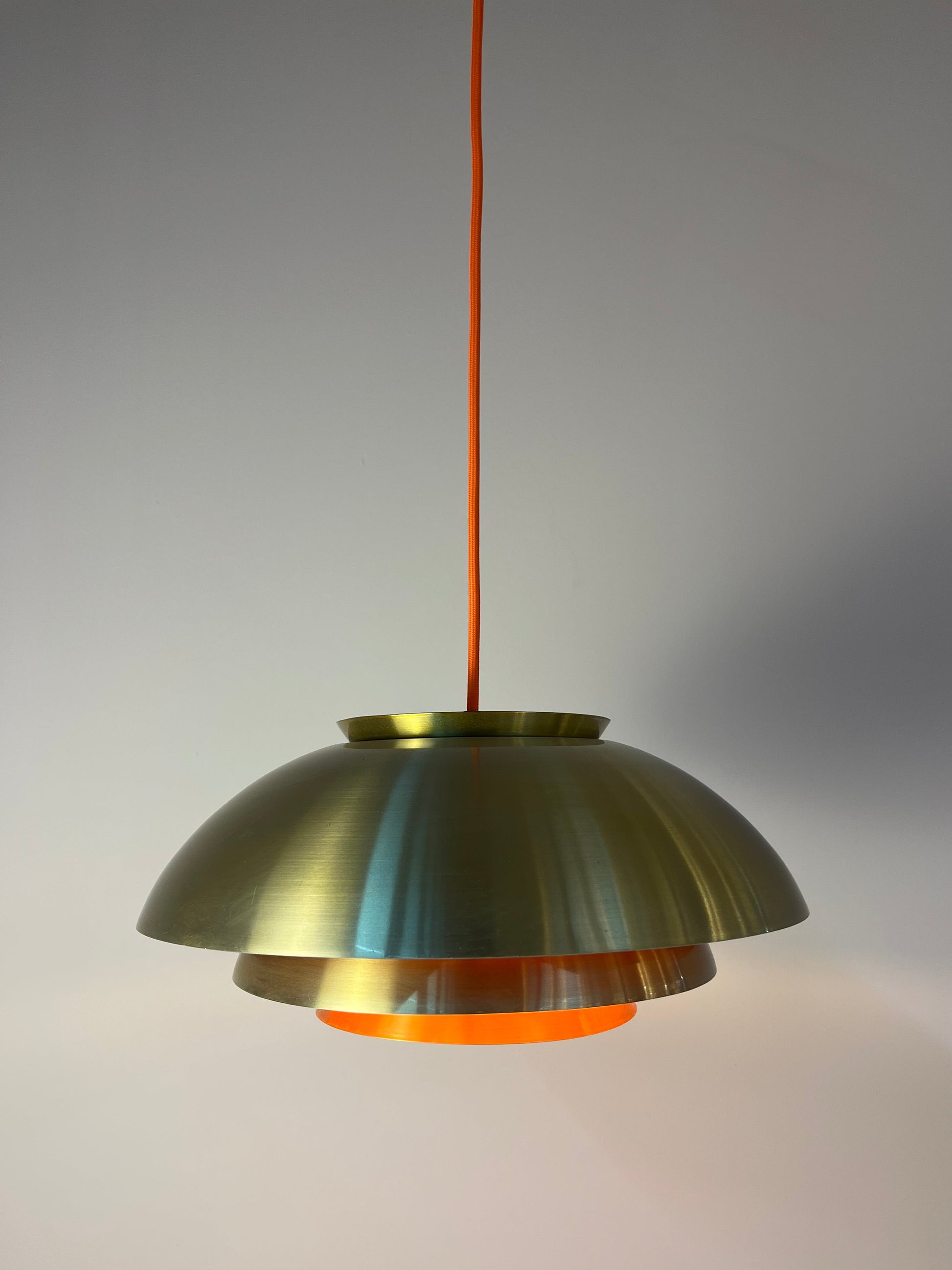 Lamellenlampe gold orange aus Dänemark