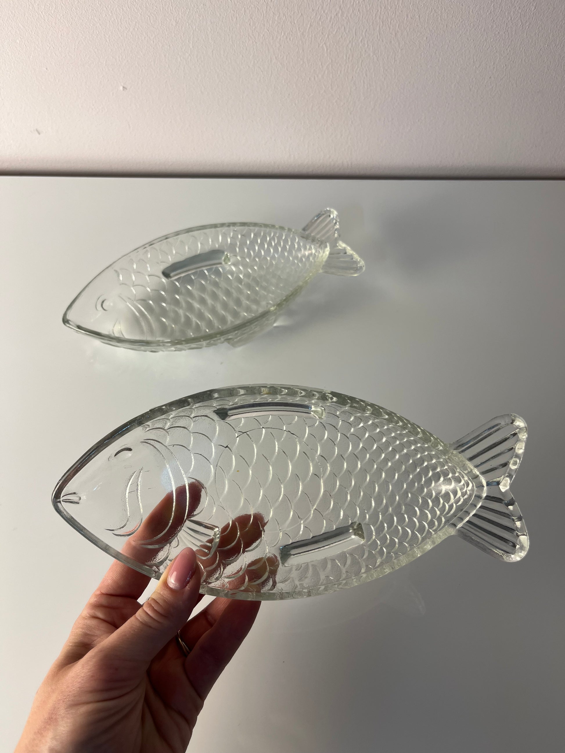 Set: 2x Schale Fisch von Ankerglas Bernsdorf