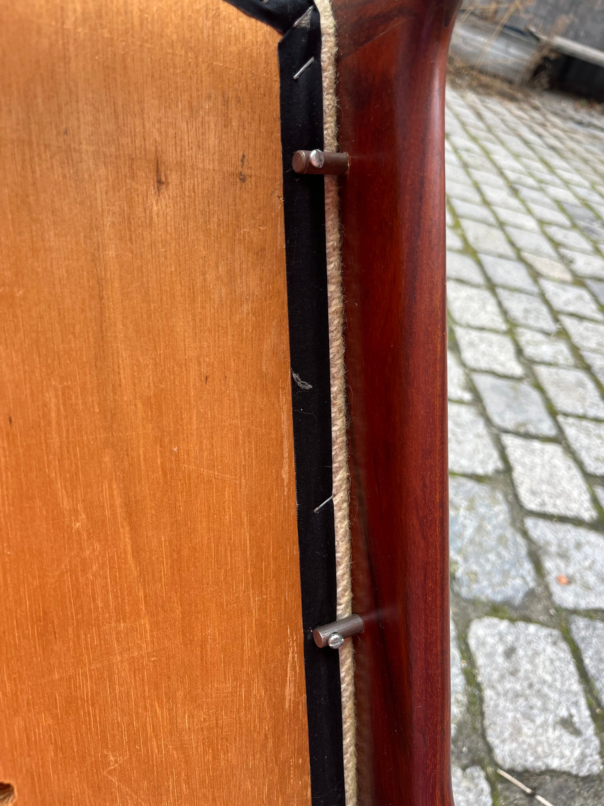 Armlehnstuhl Palisander mit Wollbezug von Johannes Andersen für Uldum Møbelfabrik