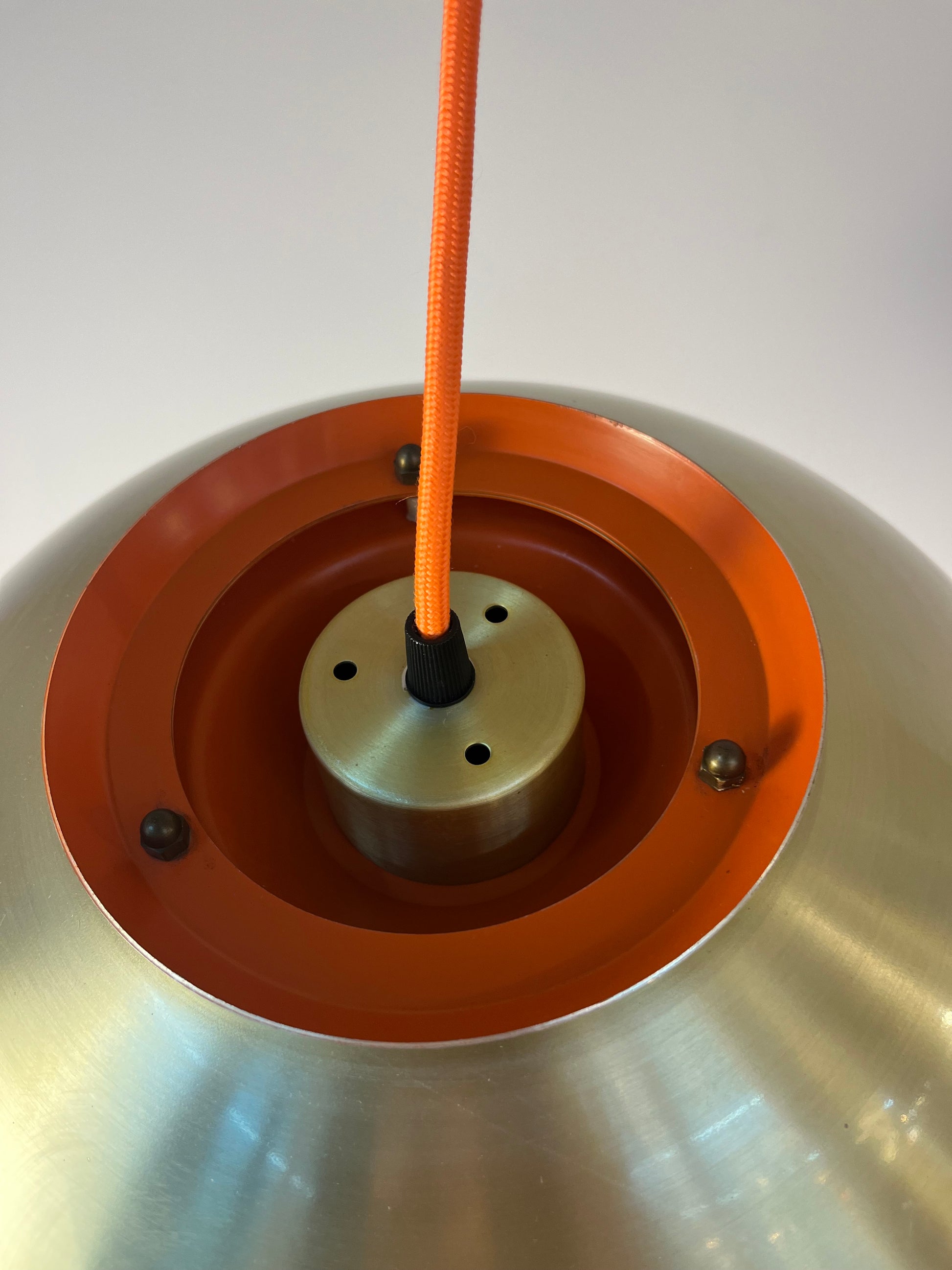 Lamellenlampe gold orange aus Dänemark