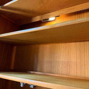 Rundbogen Vitrine Teak von Dyrlund
