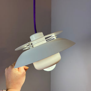 Lamellenlampe weiß aus Dänemark