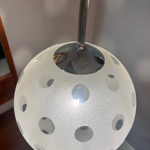 Hängelampe Glaskugel Chrom von Richard Essig