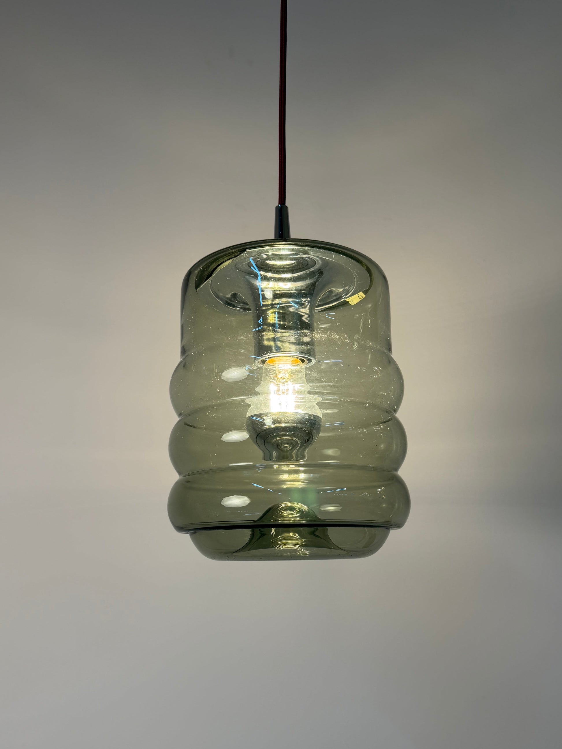 Hängelampe Rauchglas Chrom von Peill & Putzler
