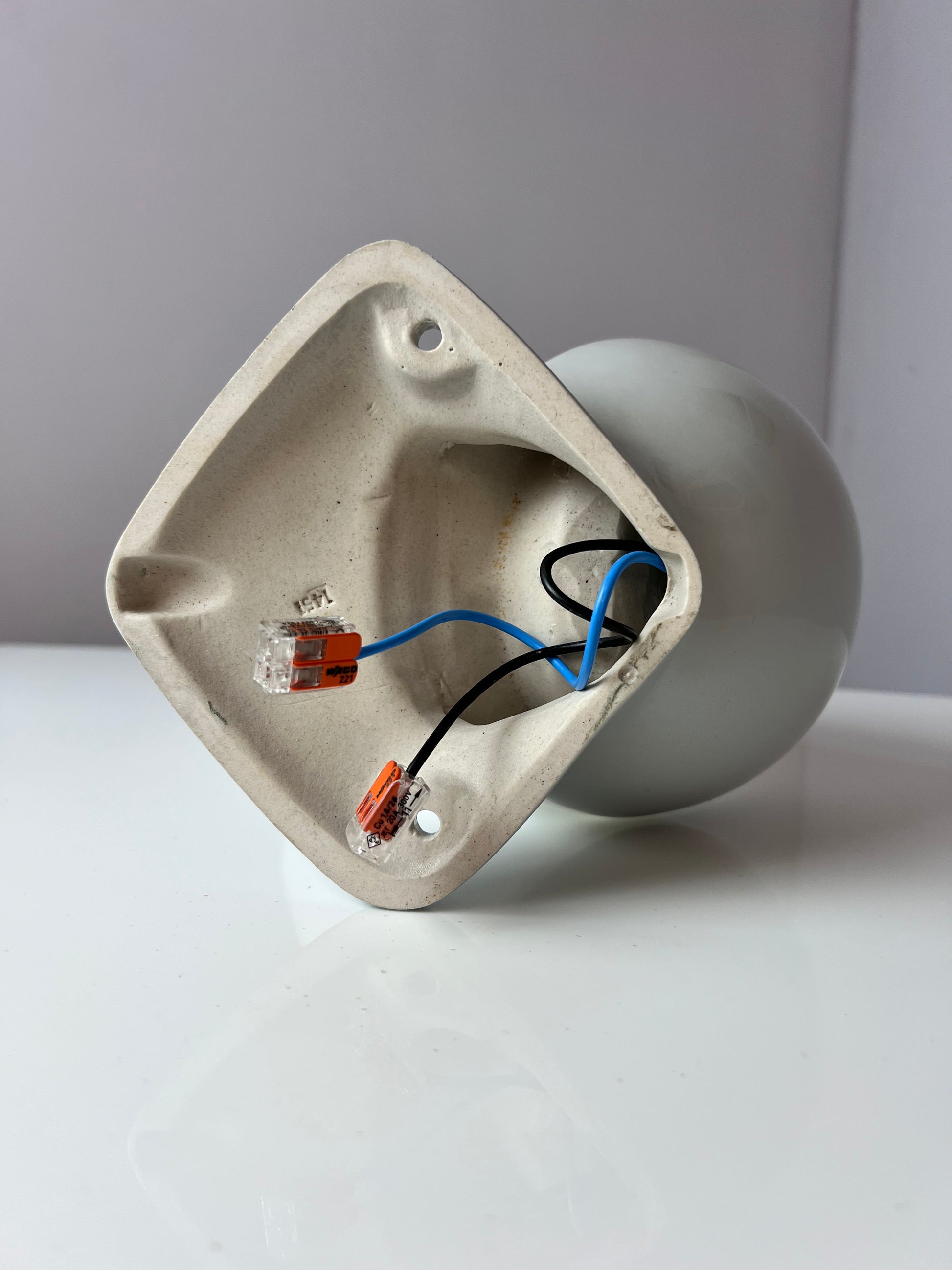 Wandlampe Modell 6030 grau von Sigvard Bernadotte für Ifö