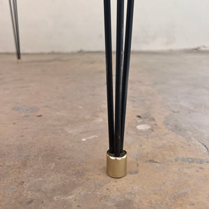 Esstisch Schreibtisch Teak mit original Hairpinlegs