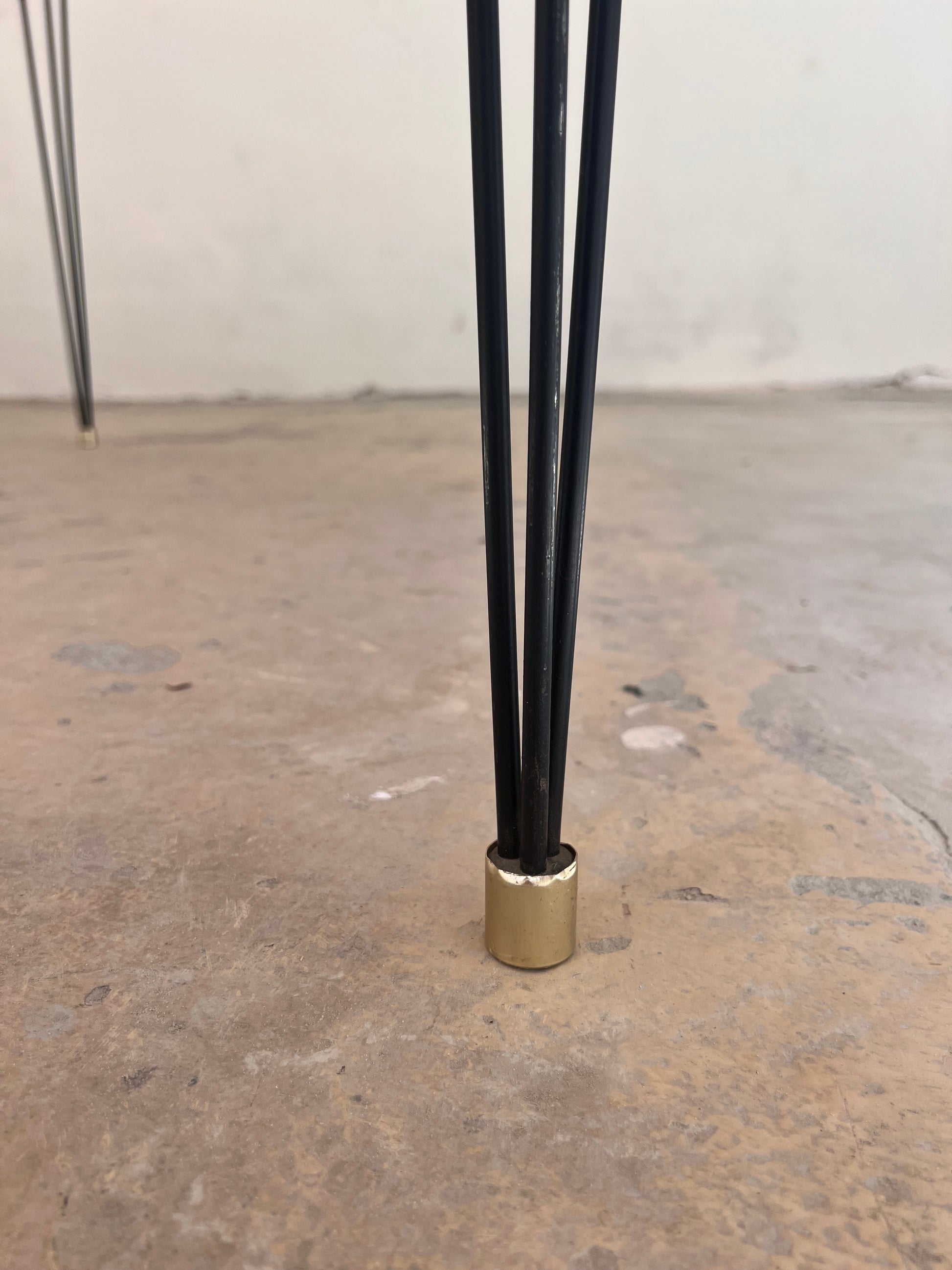 Esstisch Schreibtisch Teak mit original Hairpinlegs