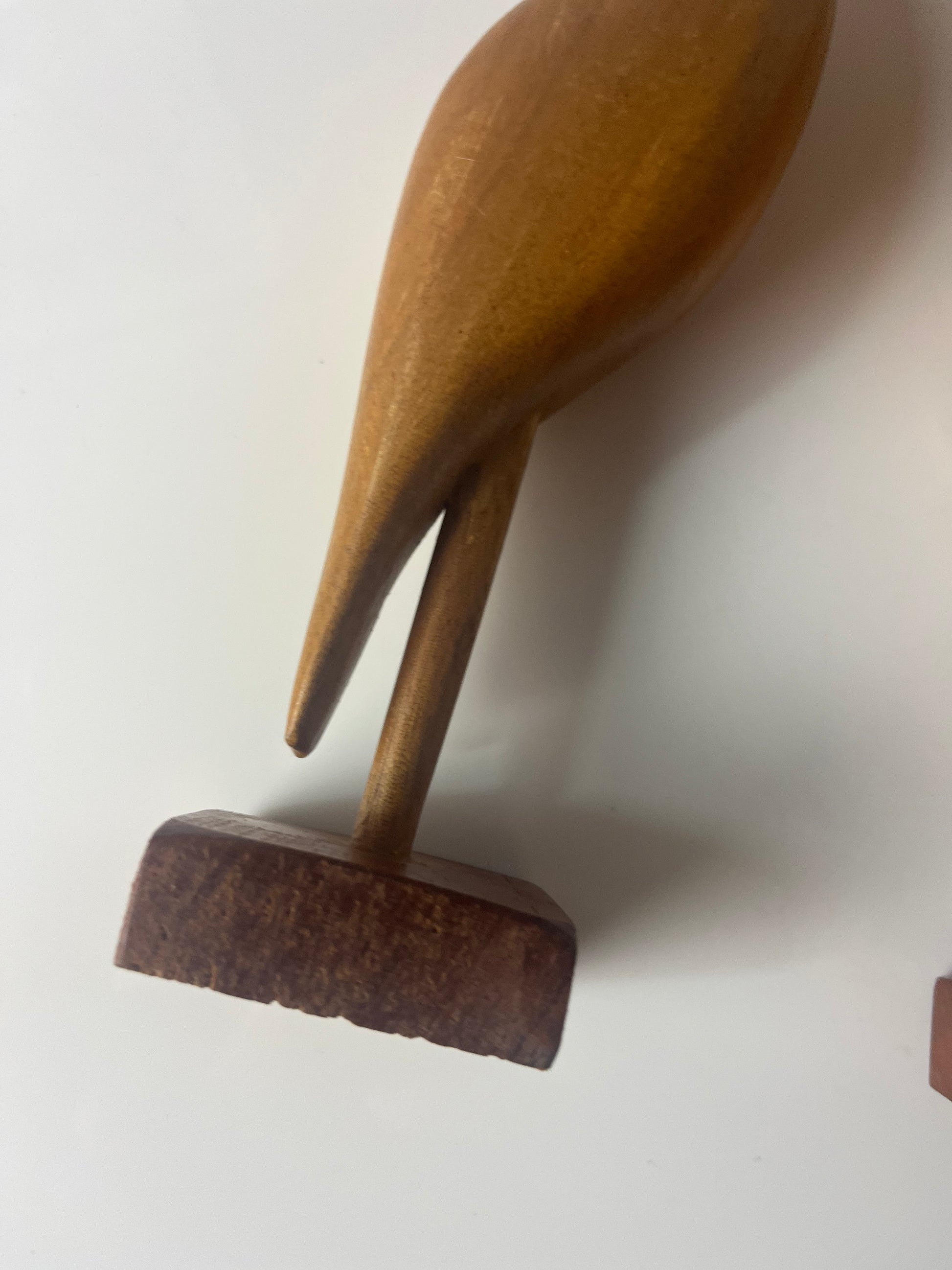 Set: 2 Kraniche Holz