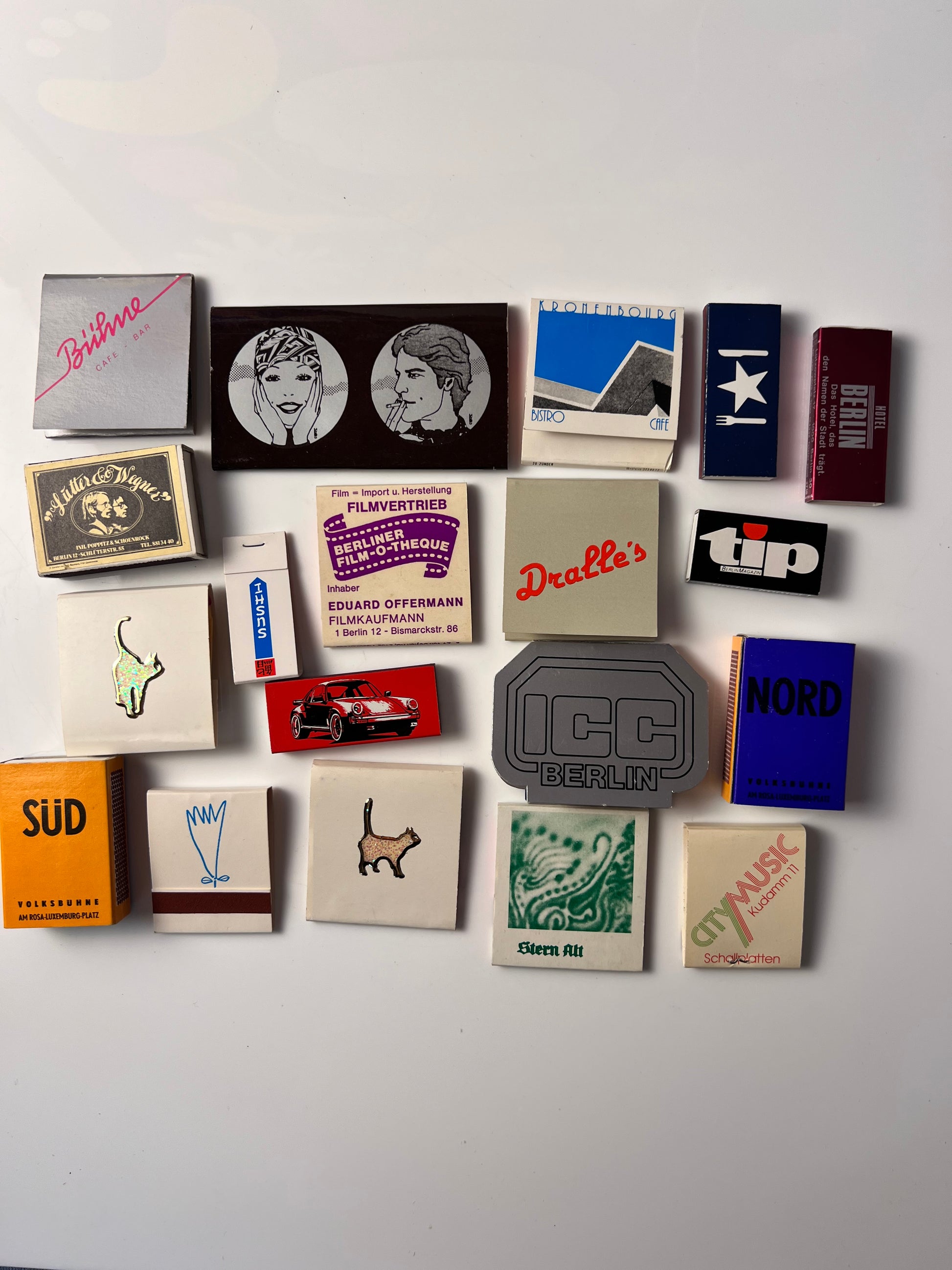 Set: Vintage Streichhölzer Berlin