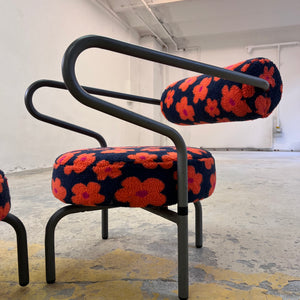 Set: Sessel & Hocker neu gepolstert aus der Serie The Natural Choice von Innovation Randers