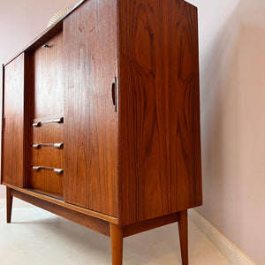 Highboard Teak von Tibergaard aus Dänemark