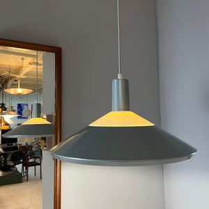 Hängelampe Modell 118564 grau weiß von Louis Poulsen