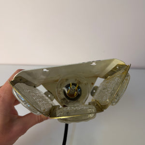 Wandlampe gold Glas von Vitrika