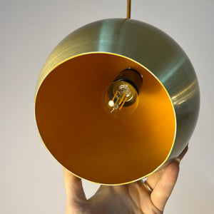 Kugellampe gold aus Dänemark