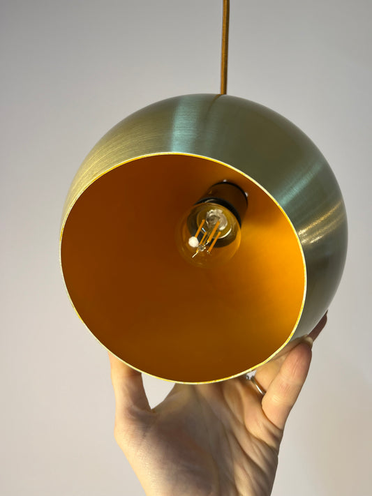 Kugellampe gold aus Dänemark