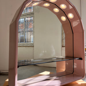 Set: Spiegelschrank rosa von Duscholux