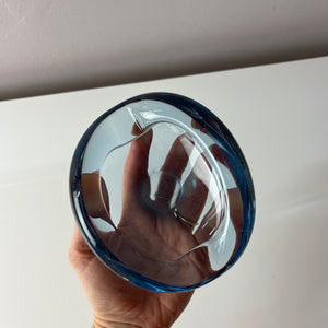 Aschenbecher hellblau Glas