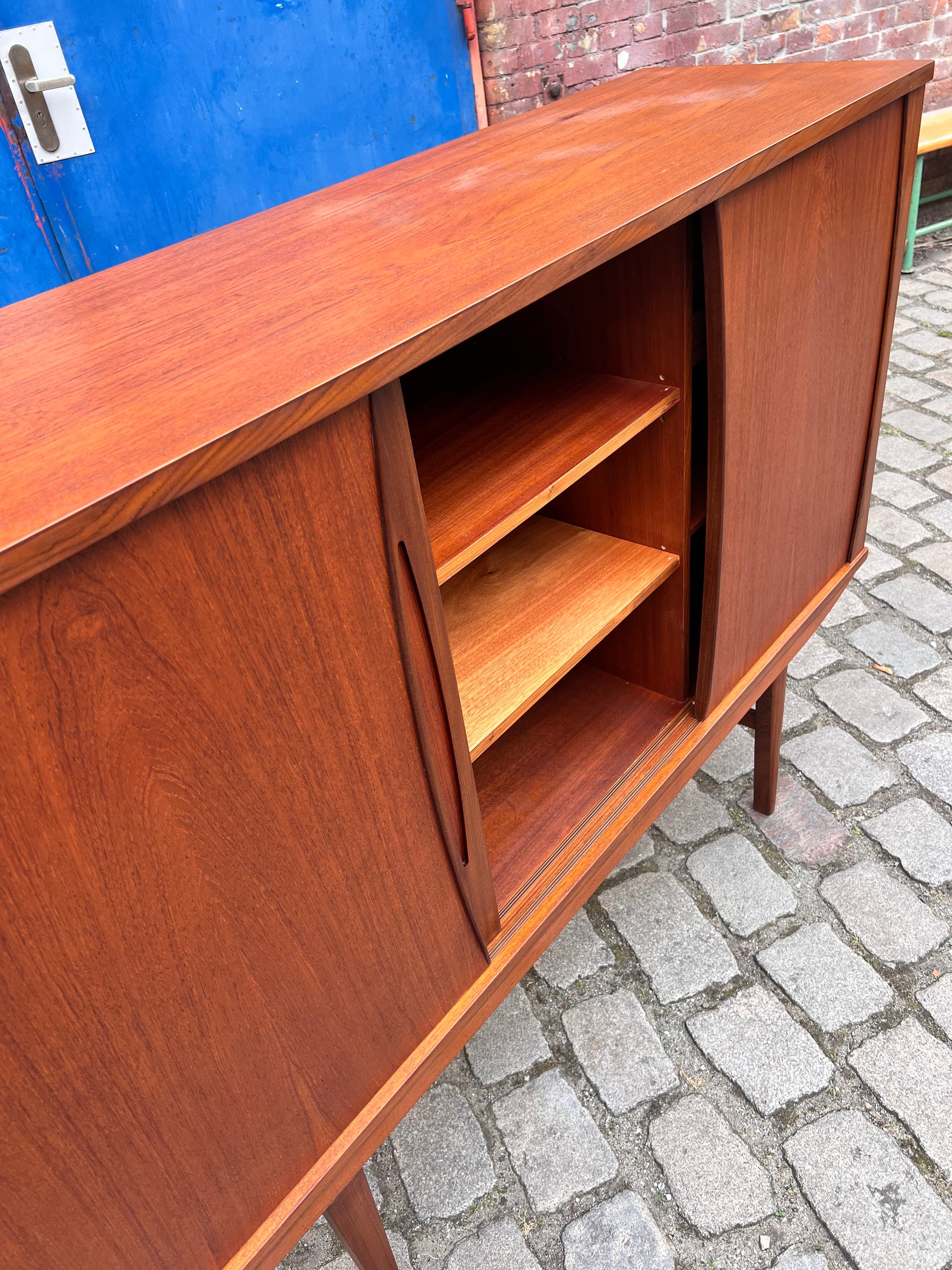 Highboard Teak von Karlit aus Schweden