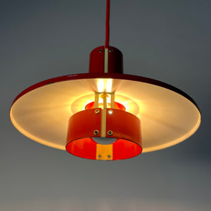 Lamellenlampe Flipper rot von Mogens Davidsen für von SC Sørensen