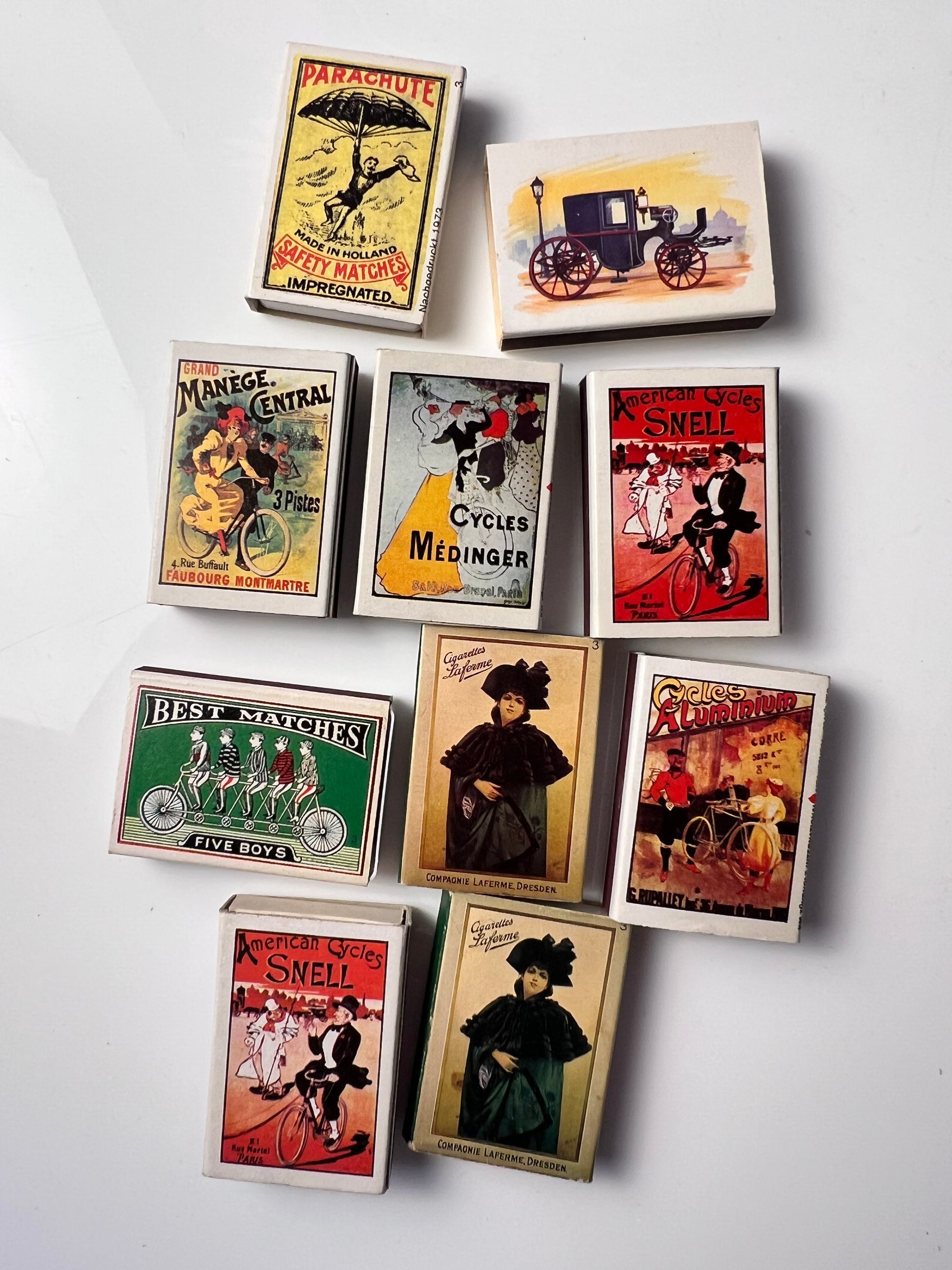 Set: Vintage Streichhölzer