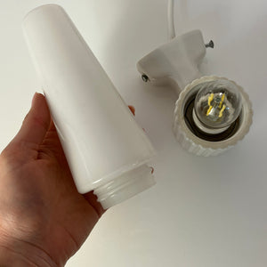 Wandlampe Modell 6020 weiß von Sigvard Bernadotte für Ifö