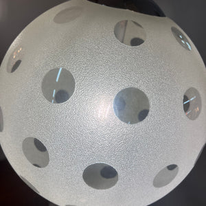 Hängelampe Glaskugel Chrom von Richard Essig