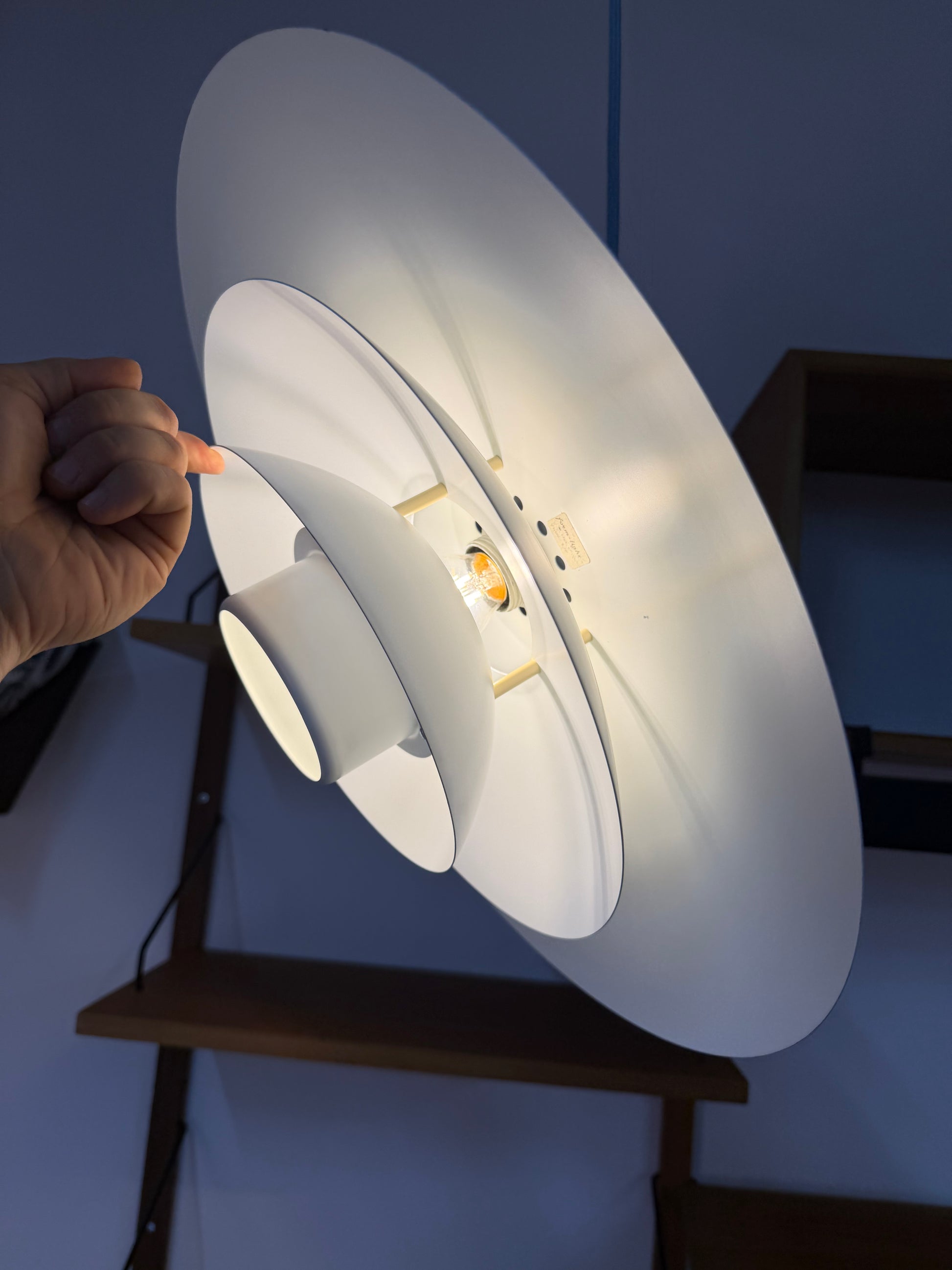 Lamellenlampe weiß von Formlight