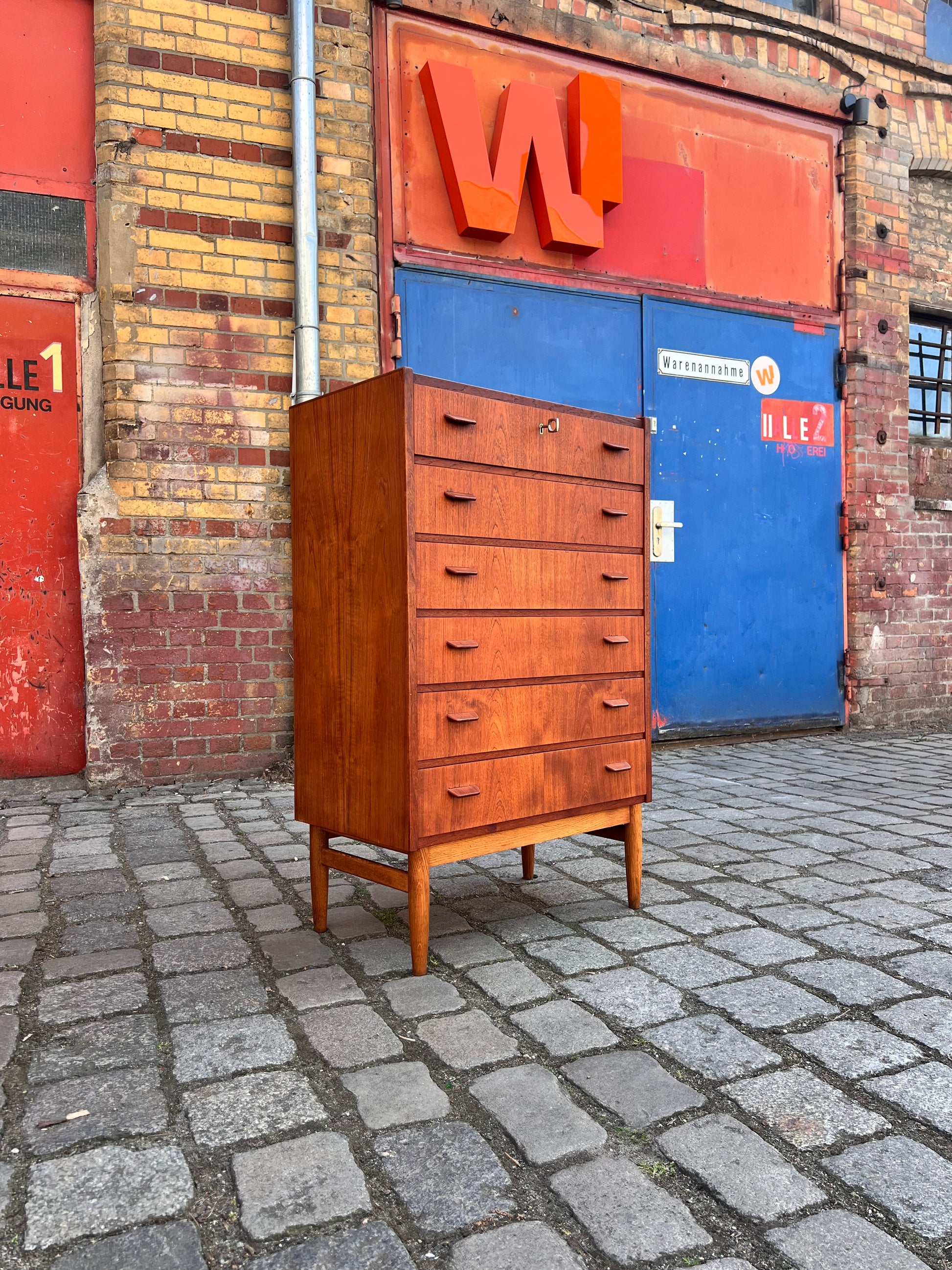 Kommode Teak von A. Ahlström Osakeyhtiö für Warkaus