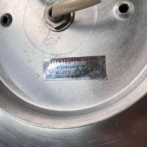 Decken-oder Wandlampe rot mit Sprirale von Elektromfem ISZ