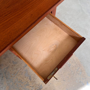 Freistehender Schreibtisch Teak aus Dänemark Sigh & Søns Møbler