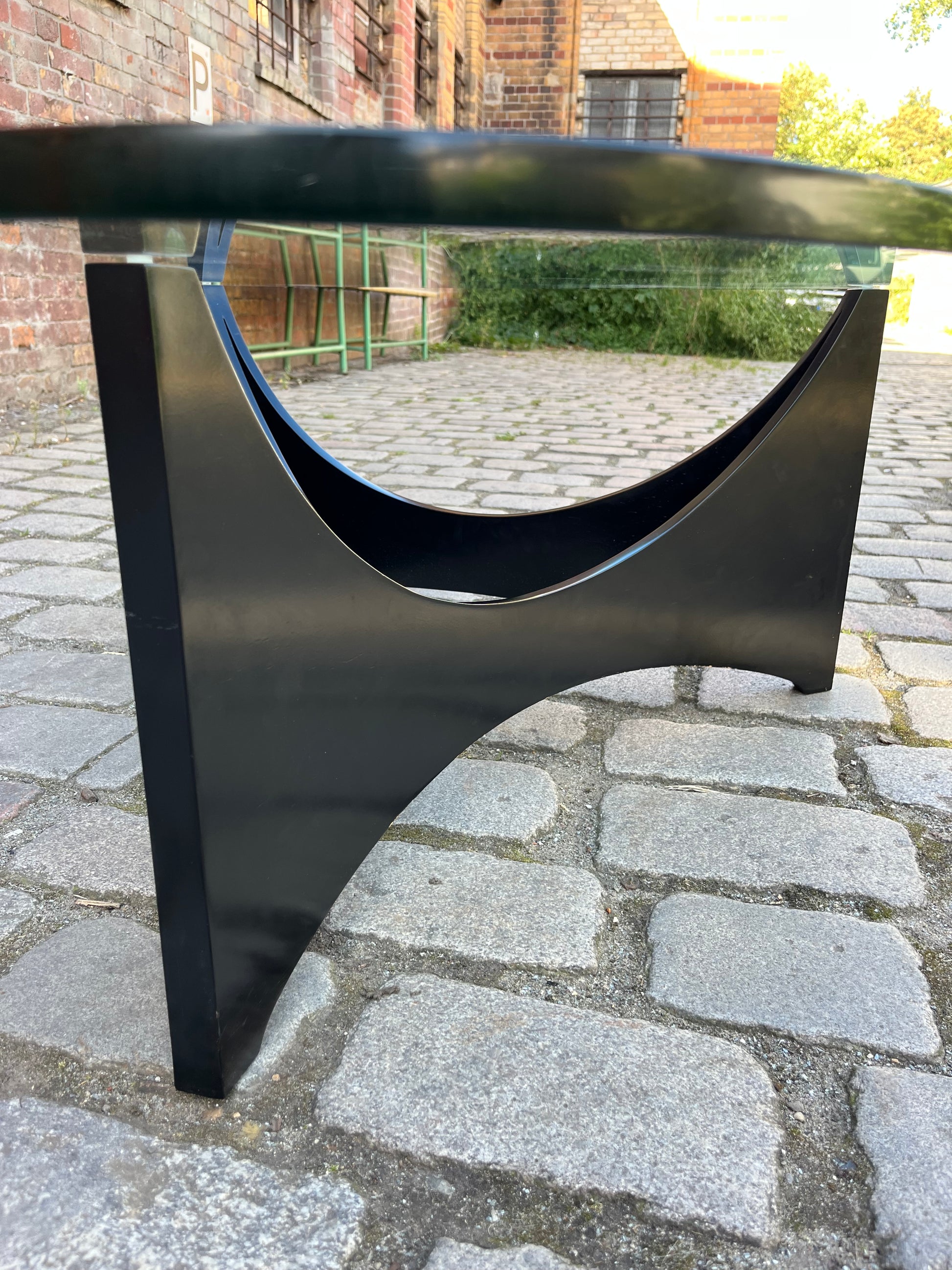 Couchtisch schwarz Glas