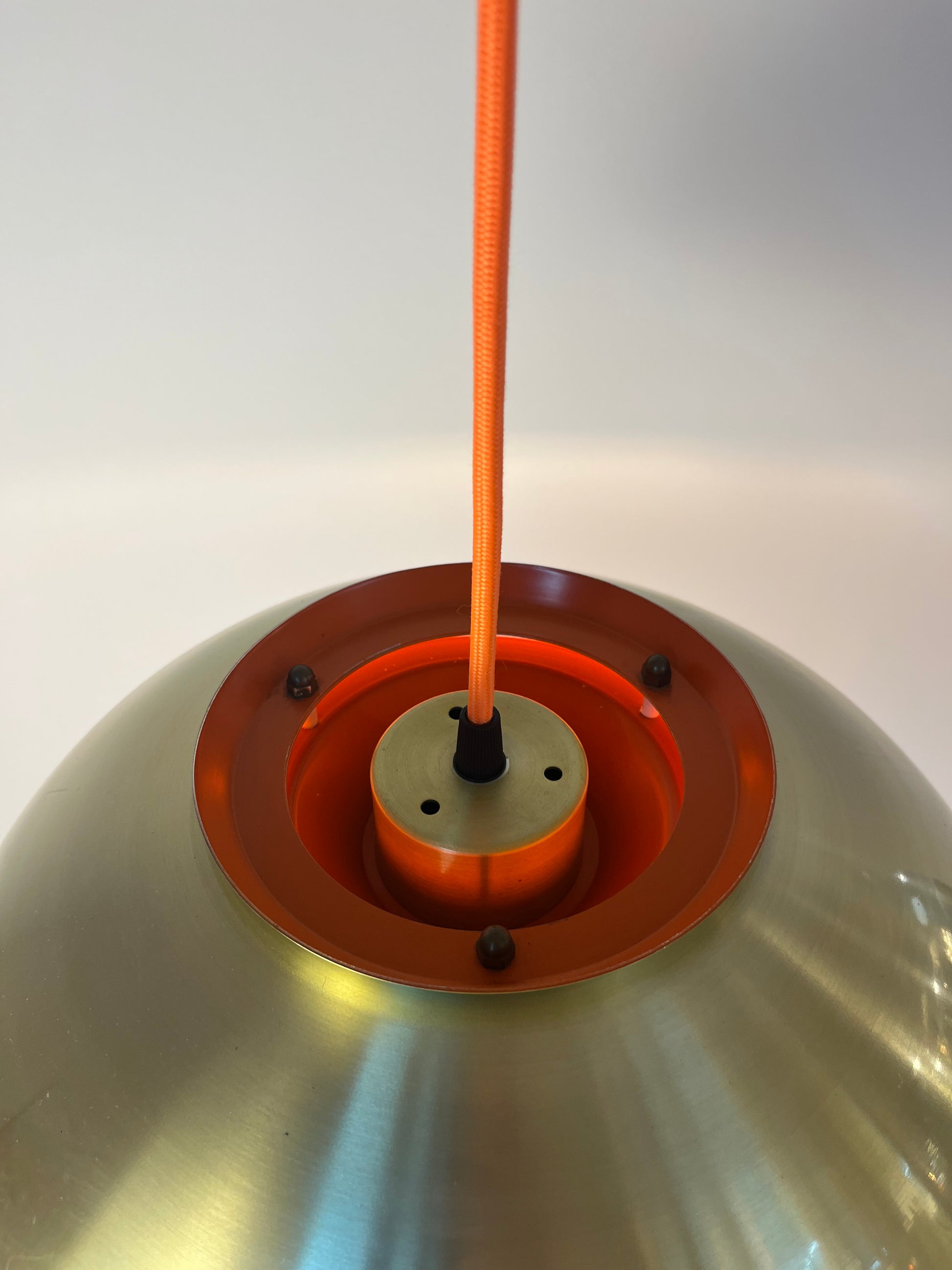 Lamellenlampe gold orange aus Dänemark