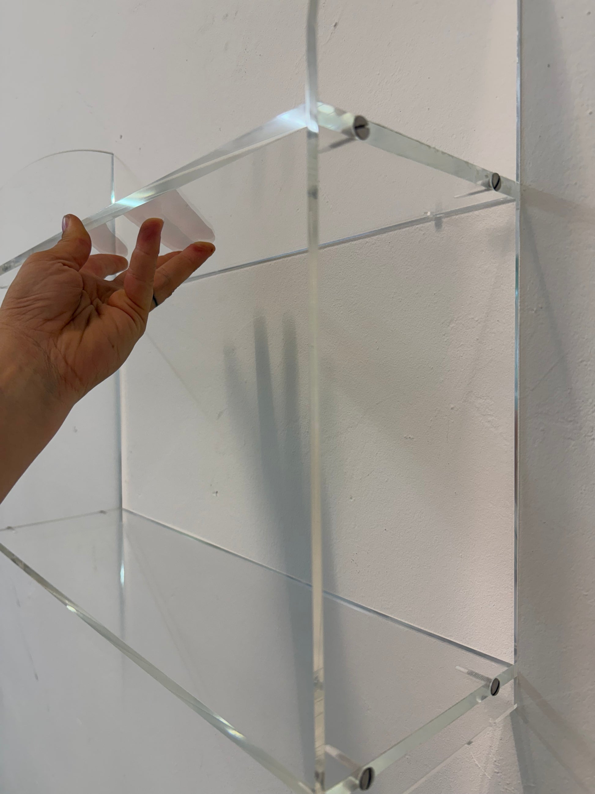 Wandregal transparent Acryl