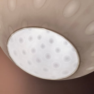 Hängelampe Modell Como Milchglas von Aloys Gangkofner für Peill & Putzler