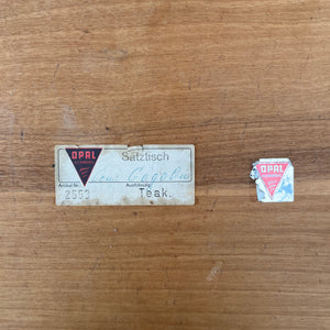 Satztische Teak von Opal Kleinmöbel