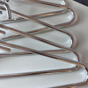 Set: 5x Kleiderbügel Metall 80er