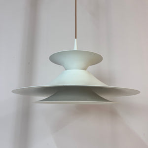 Lamellenlampe 'Radius' weiß von Erik Blaslev für Fog & Mørup