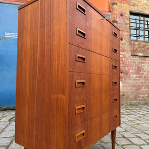 Kommode Teak mit Schloss aus Dänemark