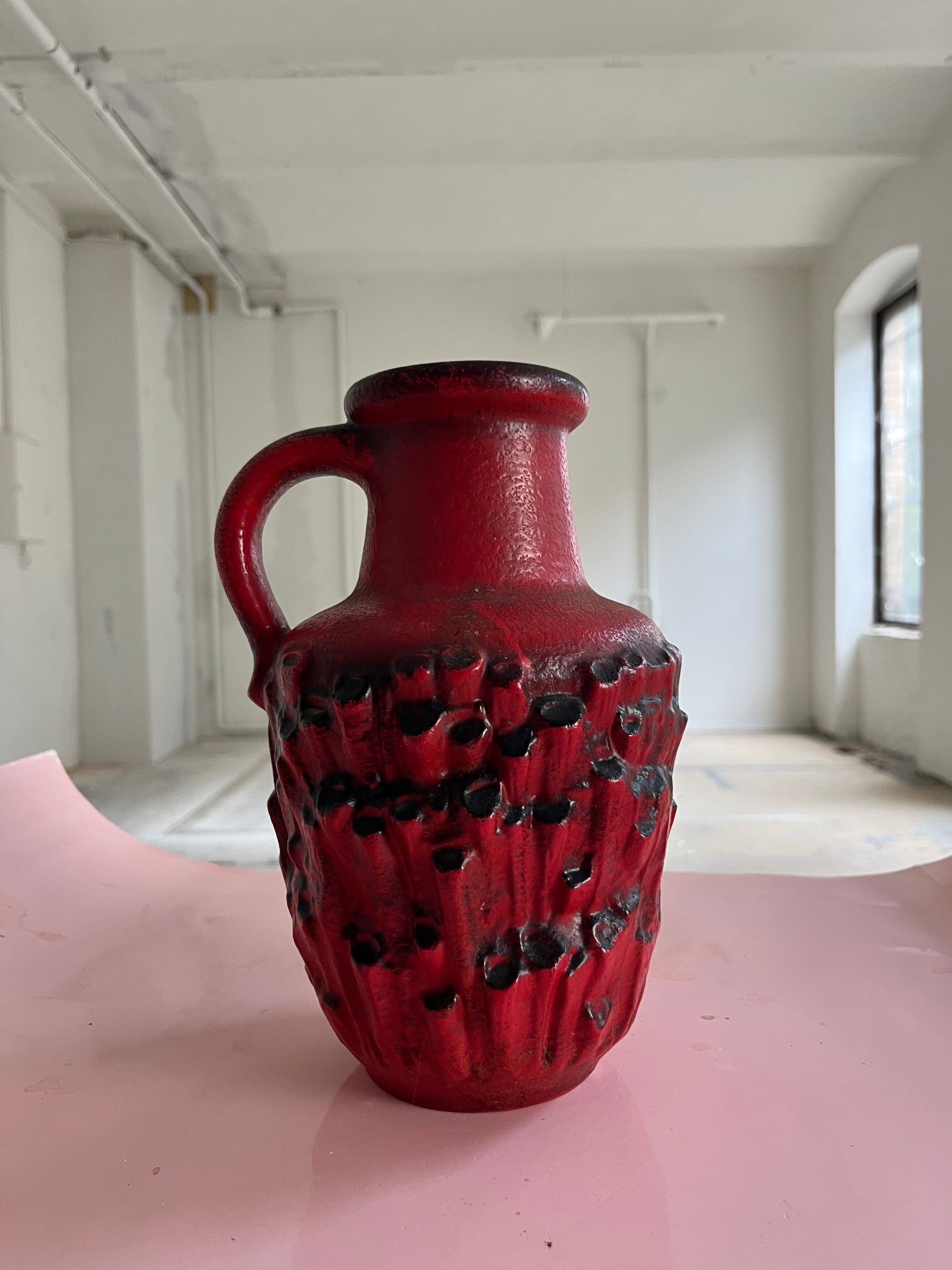 Vase 7587-25 rot von Carstens Keramik