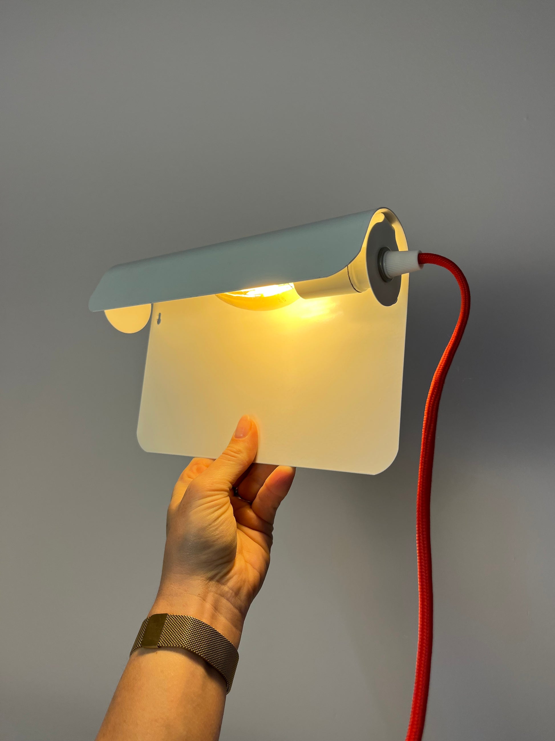 Wandlampe Typ 107 weiß von Darø