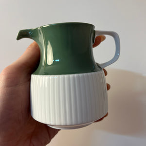 Set: Zucker & Milch Modulation Secunda grün von Tapio Wirkkala für Rosenthal