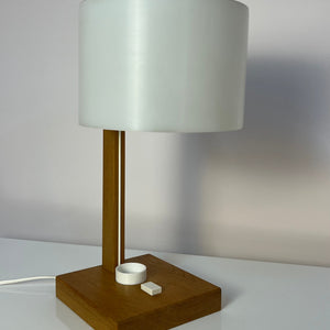 Schreibtischlampe weiß Eiche von Luxus Vittsjö