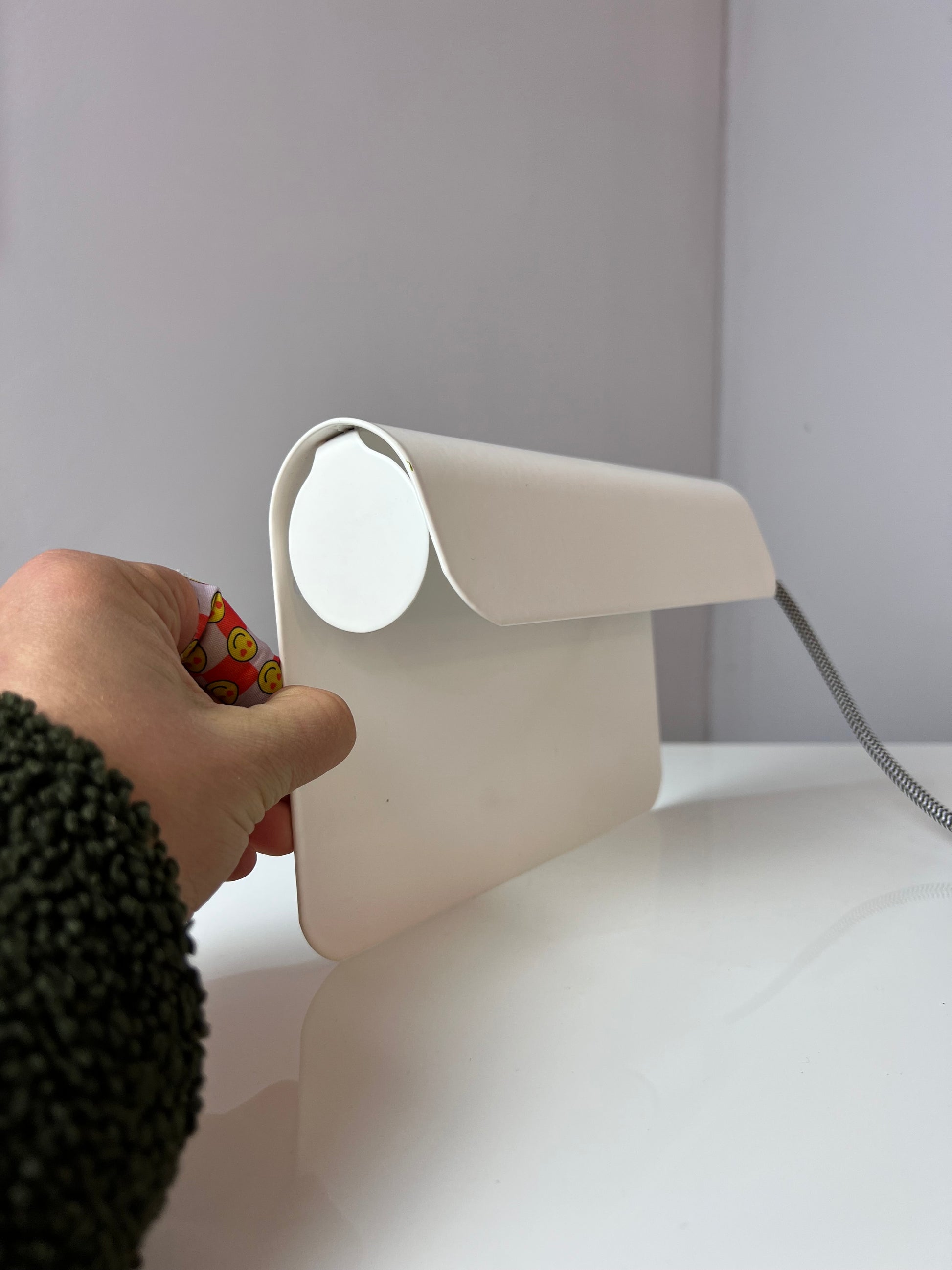 Wandlampe weiß Metall aus Dänemark