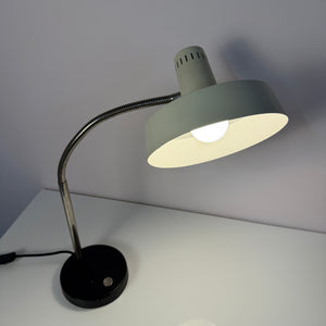 Schreibtischlampe altweiß mit beweglichem Arm
