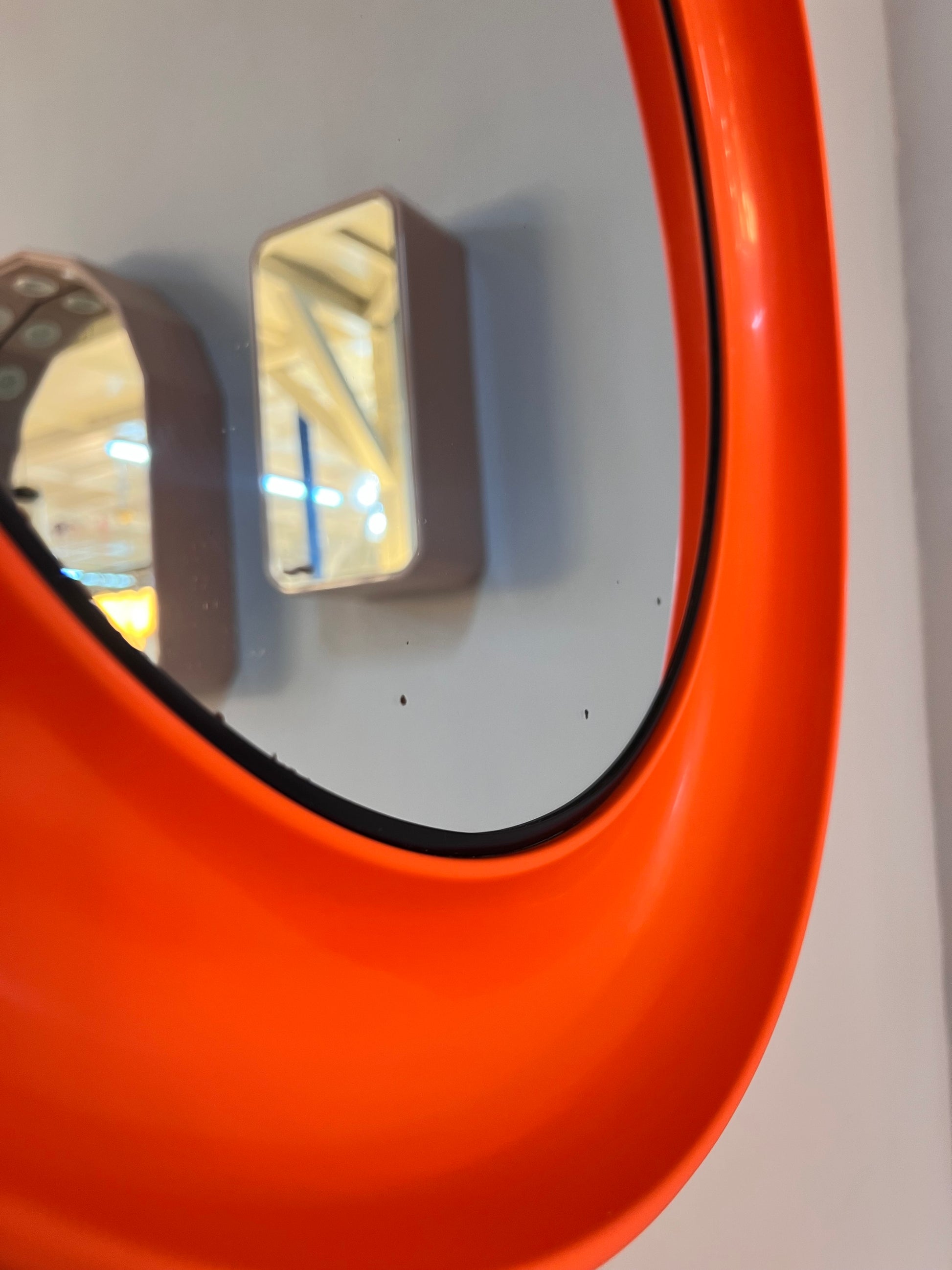 Spiegel orange aus Dänemark 70er