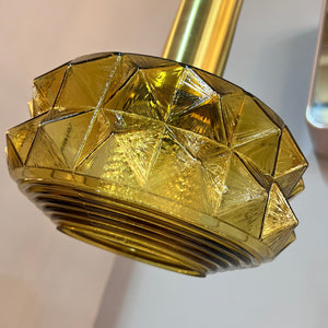 Hängelampe gold Glas von Vitrika
